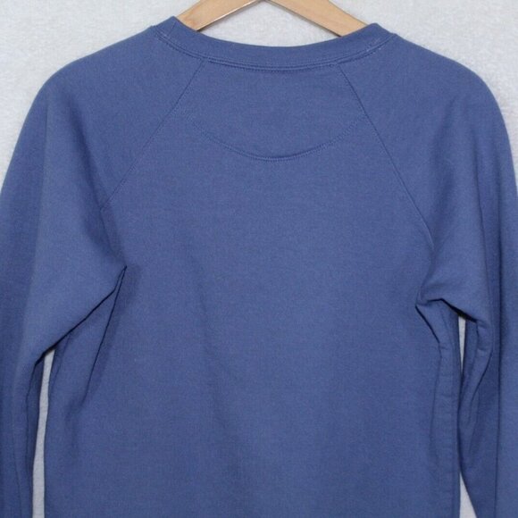 Champion womens crewneck sweater size S powerblend blue spell out graphic print - Picture 8 of 9